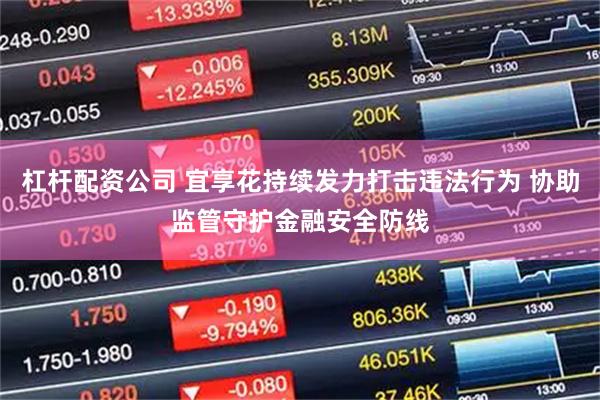 杠杆配资公司 宜享花持续发力打击违法行为 协助监管守护金融安全防线